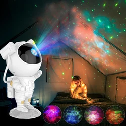 Astronaut Galaxy Projector Light Star Starry Sky Laser Children Night Light For Bedroom Ceiling Space Light Valentines Day Gift