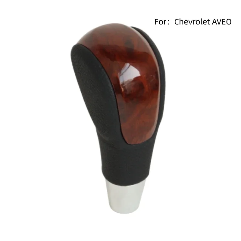 

for Leather Wrapped Gear Shift Lever Head for Chevrolet AVEO 2009 Model Automatic Transmission Shift Handball