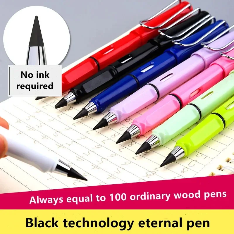 

Kawaii HB Eternal Color Cute Pencil Set Unlimited Writing for Kids Art Pen Without Sharpening Drawing School Stationery Supplies