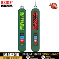 BSIDE Leakage Voltage Detector Tester AC Creepage Electric Pen Non-contact Circuit Continuity 0~300V With Backlight Lighting