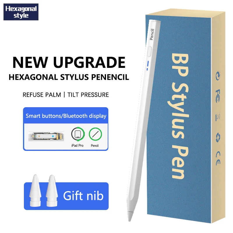 Universal Stylus Pens for Touch Screens Magnetic iPad Pencil Rechargeable for iPhone/iPad and other Phones and Tablets