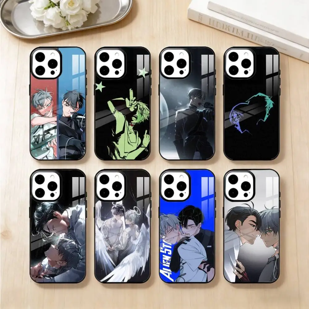 

Чехол для телефона Ivantill A-Alien S-Stage для iPhone 17, 16, 15, 14, 13 Plus, Pro Max, магнитный, для беспроводной зарядки Magsafe