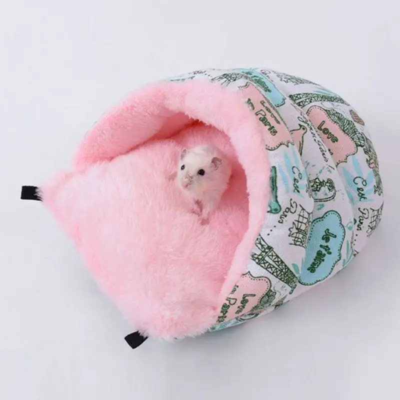 

Soft And Comfortable Hamster Nest Squirrel Winter Warm Little House A Bed For Small Indoor Animals Plush Small Pet Cotton Nest