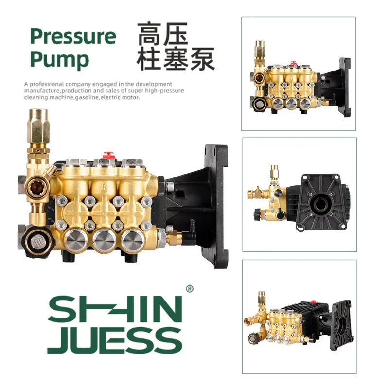for SJF-1807Q 1 Inch Reciprocating High Pressure Plunger Pump 4000PSI 4.7GPM 13HP RSV4G40
