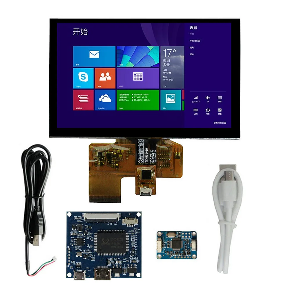 5 Inch 800*480 Multipurpose LCD Screen Display Controller Control Driver Board Digitizer Touchscreen Mini HDMI-Compatible