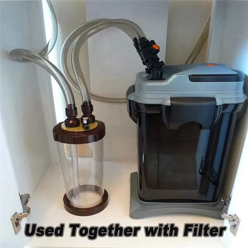 

AT05-прозрачный распылитель CO2, внешний турбо-супердиффузор, распылитель для аквариума, аквариум, водяные растения, аквариум, пейзаж, водный