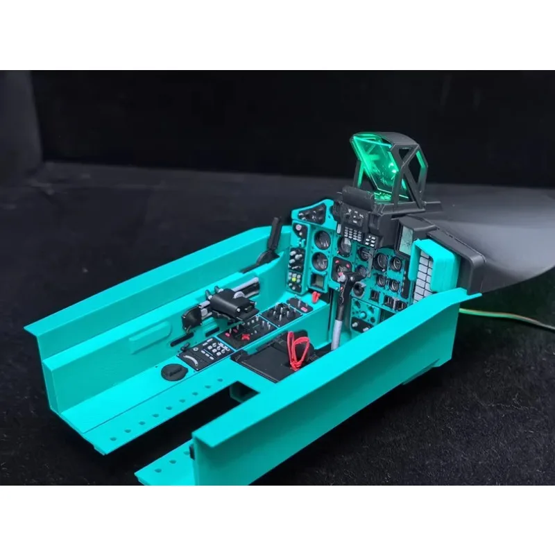 

Freewing 80mm MiG-29 Fulcrum RC EDF Jet FPV Cockpit Conversion Kit Scale Realistic Interior Simulation RC Aircraft Part