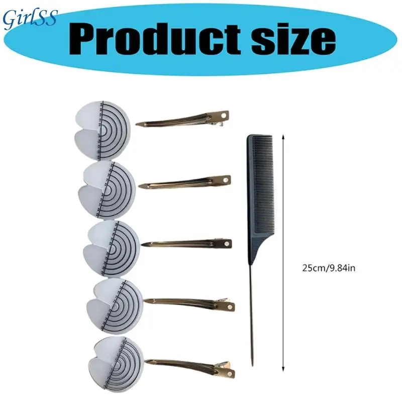 مجموعة وصلات شعر دائمة غير مشوهة مقاومة للحرارة، مناسبة للسفر T4MB #6