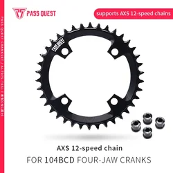 PASS QUEST 104BCD AXS ROUND NARROW WIDE CHAINRING