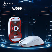 Hot-New Ajazz Aj099 Ultra-Light Wireless Gaming Mouse 54g Ultra-Light-2.4g Wireless Mouse With Usb Receiver 1000hz Gamer Gift