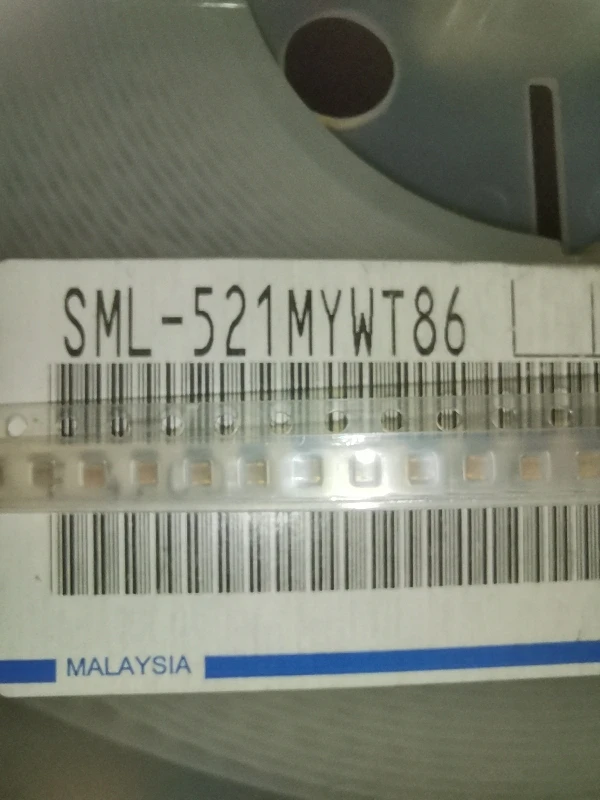 

50Pcs/SML-521MYWT86 0603 (1615) Yellow and green two-color highlight patch LED indicator