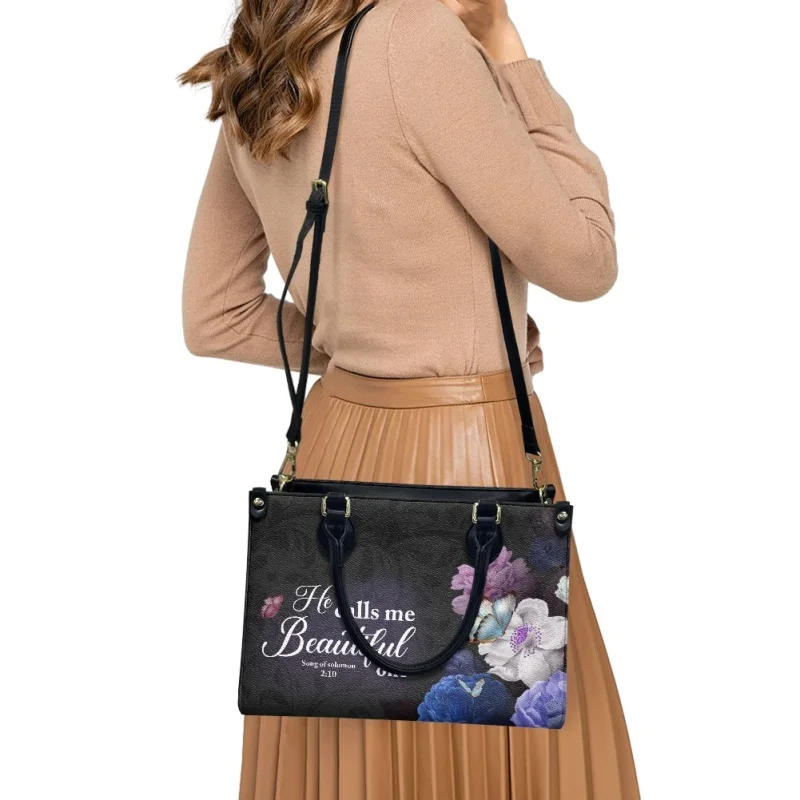 Bolsos personalizados Solomon He Calls Me, bolsos cruzados hermosos para mujer, bolsos casuales para mujer, bolsos de mano femeninos