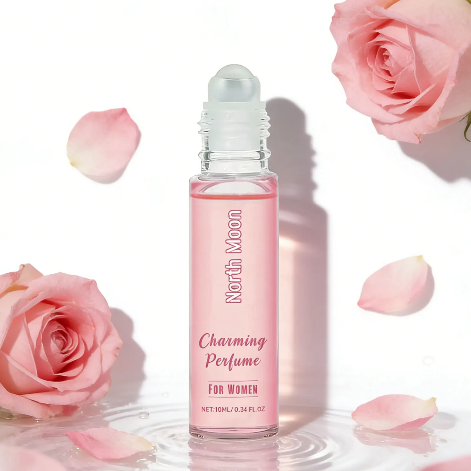 

North Moon 10ml Rose Pheromone Perfume Roller Ball Lasting Fresh Floral Niche Scent Elegant Charming For Dating