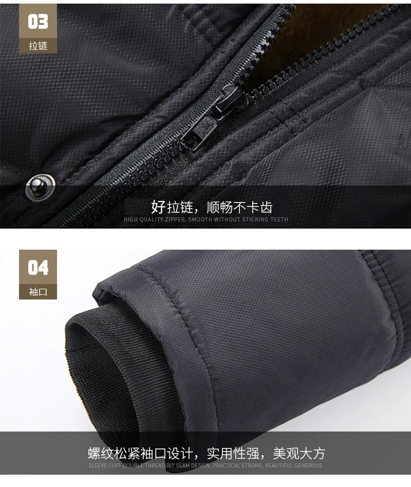 Loose Men Winter Handsome Multi Pocket Korean Trend Parkas Hood Cold Proof Casual Men Parkas Thick High Quality Men Outdoor Coat