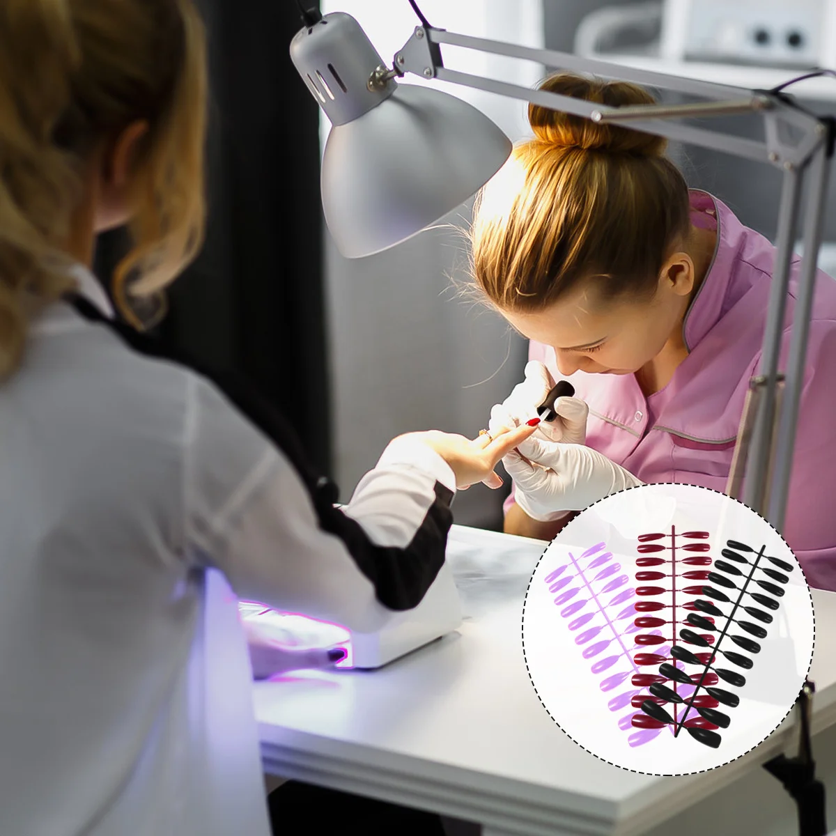 

72 шт. овальные накладные ногти, длинные искусственные ногти для женщин, дизайн ногтей, прочные модные накладные ногти