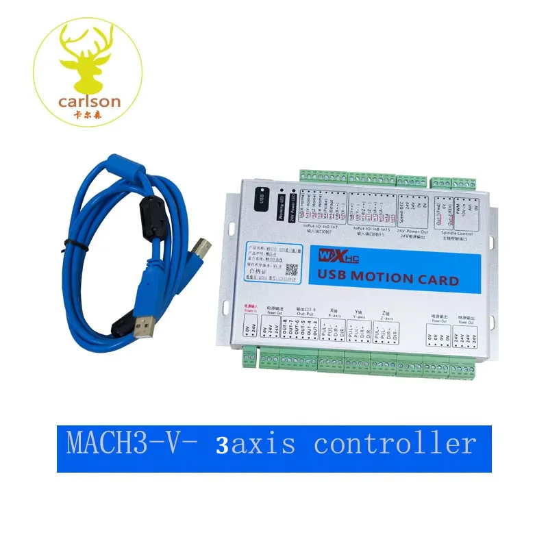 CNC MACH3 USB splitter board 4-axis motion card Mach3 controller board MK4-V servo stepper motor XHC 1 year warranty, woodworkin