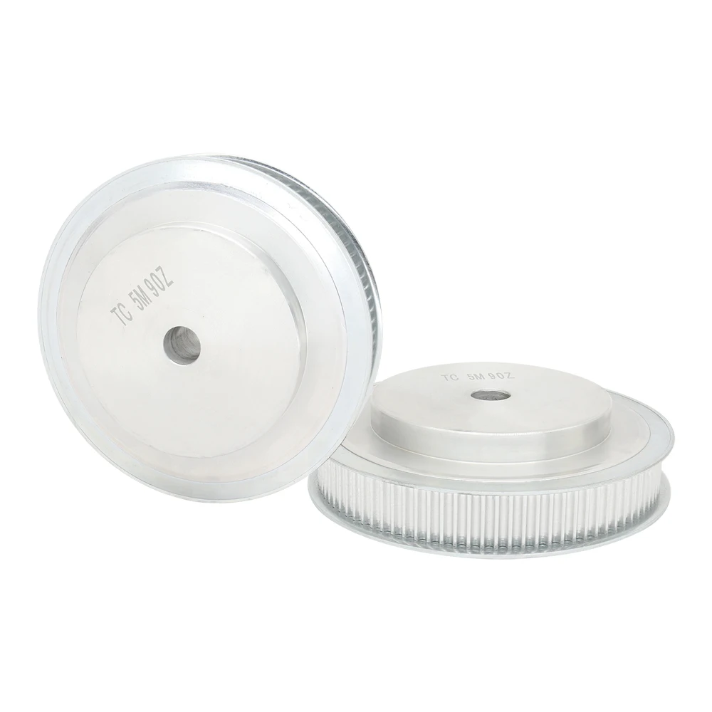 Imagem -05 - Roda m da Polia72t 75t 80t 90t 100t Furou o Tamanho 12 mm Passo 5.0 Polia da Liga Nenhum Parafuso da Postição para a Correia de Borracha da Largura 20 25 mm m a