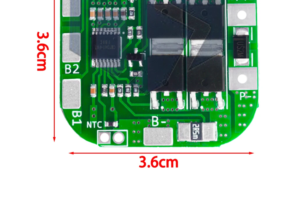EGBO 4S BMS 14,8V 16,8V 20A Peak Li-Ionen-Batterie BMS-Schutzplatine BMS PCM für Lithium LiCoO2 LiMn2O4 18650 Li-Batterie – Detail 14