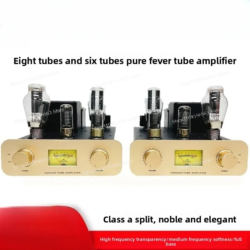 8‑Tube 300B DIY Tube Amplifier Kit, Single‑Ended Class A Stereo Vacuum Tube Power Amplifier, Left & Right Channel
