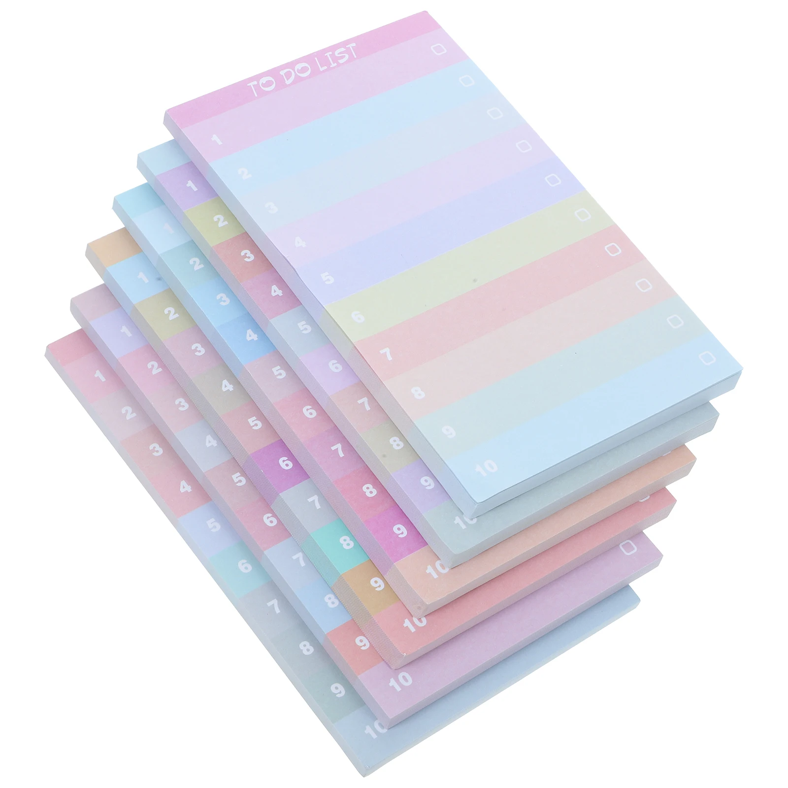 

12 Pcs Notebook Notepad Shopping List Pads Desk Grocery Planners Daily Multicolor