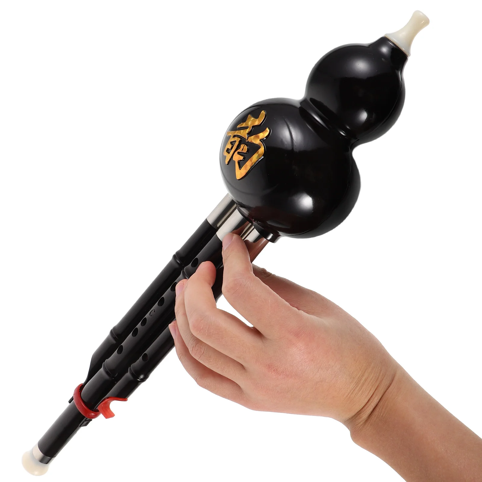 

Resin Cucurbit Flute Detachable C Key Beginner Chinese Traditional Wind Instrument for Kids with Storage Box Professional