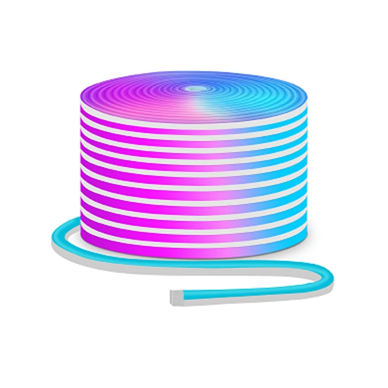 

ABBN-3535RGB 10M Neon Led Strip Lights 24V Silicone Waterproof Flexible Neon Lights For Bedroom Festival Neon Sign DIY Decor US