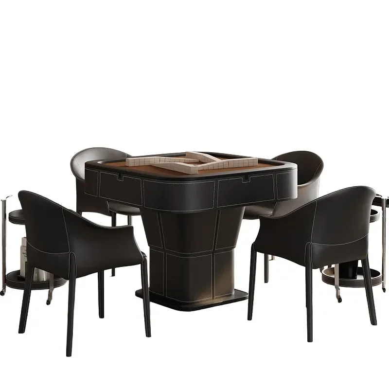 Automatic Mahjong Table with Lifting Function Dual Purpose Dining and Coffee Table Integrated Multi Function Household Roller