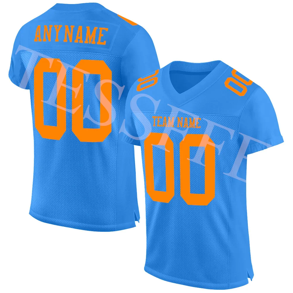 Custom Name Football Jersey Retro Vintage Breathable 3DPrint Harajuku Summer Casual T-shirts Streetwear V-Neck Short Sleeves N11