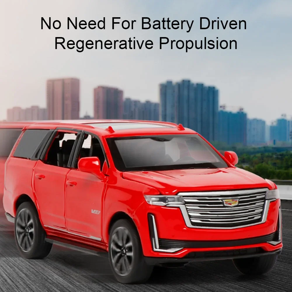 Escalade LX570 1:32, modelos en miniatura de aleación, juguetes, coches fundidos a presión, 6 puertas, sonido abierto, luz, modelos extraíbles para niños, regalo de Navidad