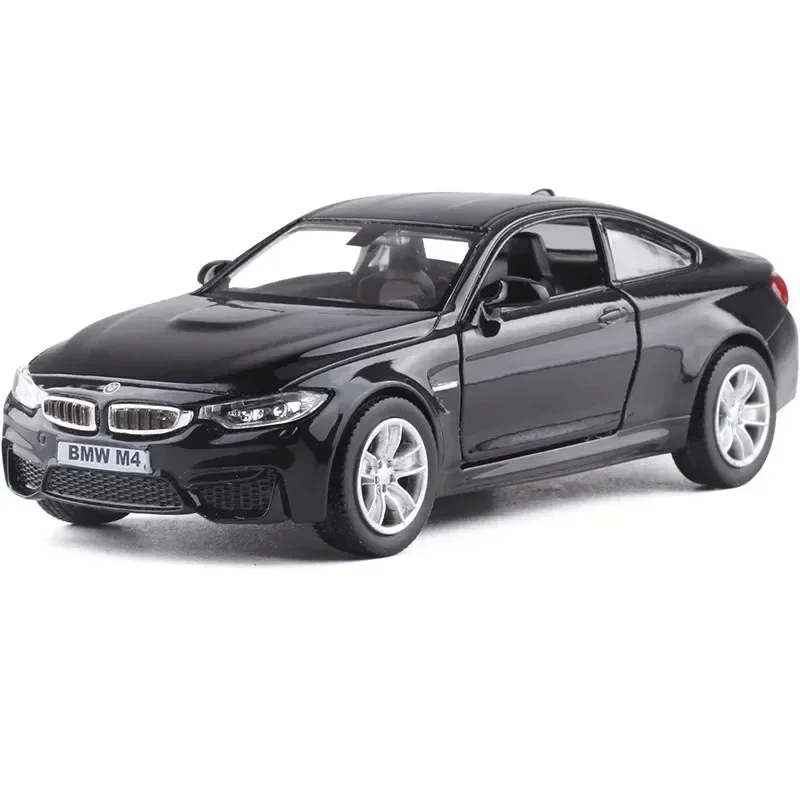 Coche de aleación BMW M4 CSL M4, vehículo de juguete fundido a presión, modelo de coche a escala en miniatura, 1:36