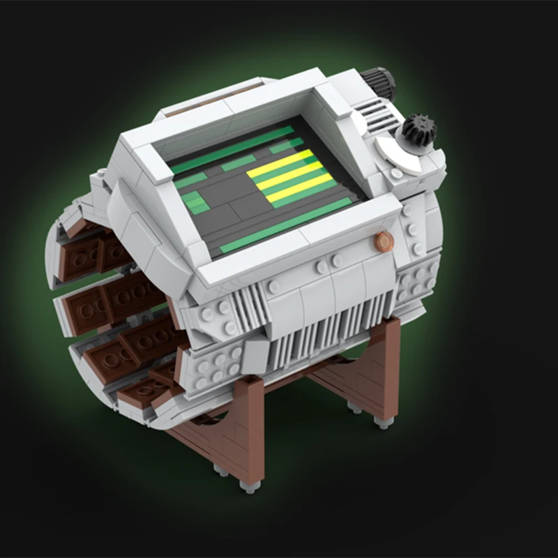 

446 шт. MOC Pips-Boys Fallout носимая модель модульные DIY строительные блоки развивающие сборные игрушки для детей подарок на день рождения