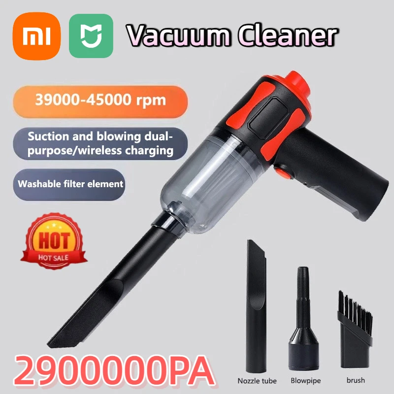 Xiaomi 2900000PA Strong Suction Wireless Car Vacuum Cleaner Integrated Suction Blowing Portable Vacuum Cleaner For Home Car Use