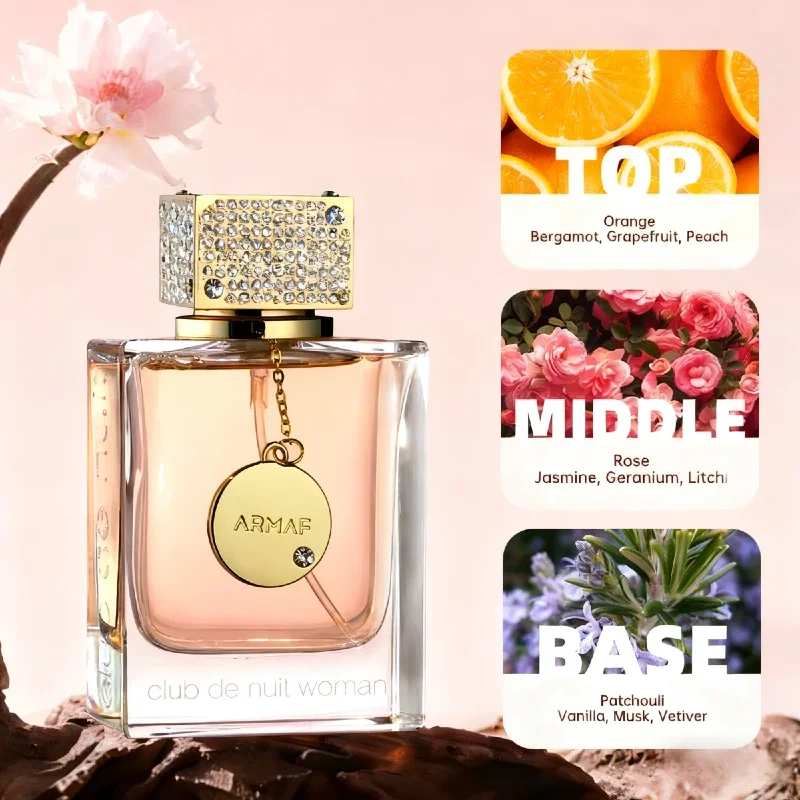 Armaf Club De Nuit Uomo intenso Fragranza di ananas e betulla fumé Lunga durata Forte proiezione Profumo ai feromoni Attira le donne