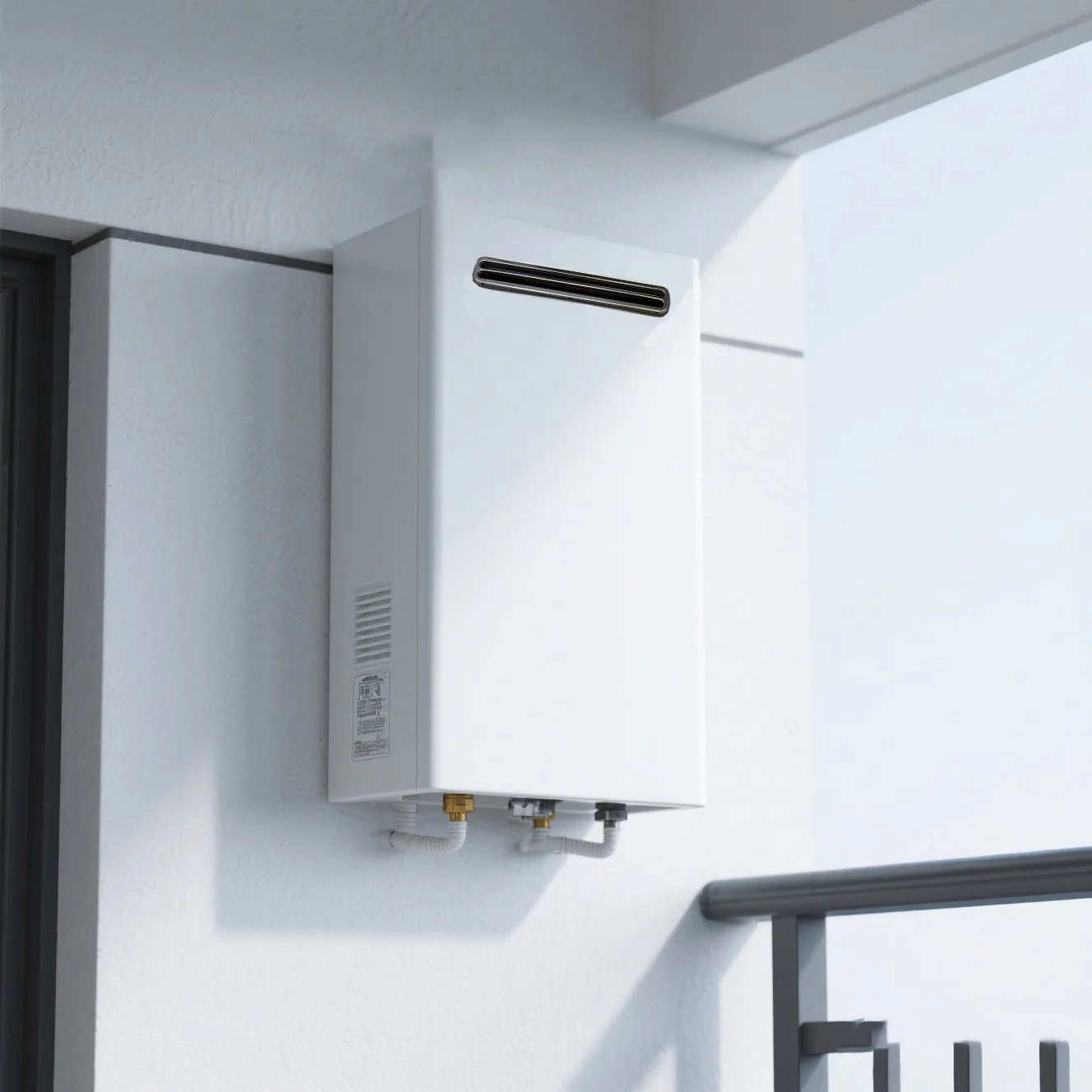 

28L Stainless Steel Tankless Gas Water Heater Instant Household Copper Heat Exchanger Outdoor Application
