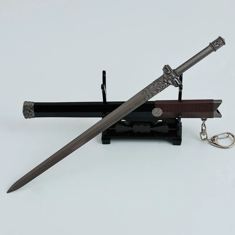 Novoland Pearl Eclipse Film Randapparatuur Fang Jianming's Zwaard Alle Metalen Ambachten Decoratieve Mes Ornament Wapen Model Collectie