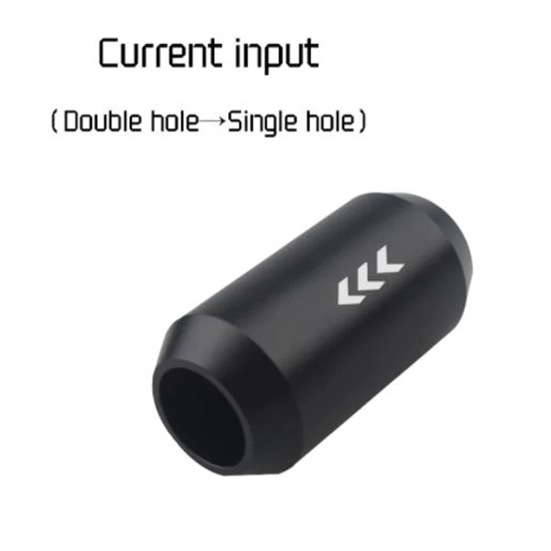 4 шт., 14 мм, 7 мм, алюминиевый сплав, матовый черный Y-разветвитель, разъемное кольцо, HIFI аудиокабель для динамиков, специальные аксессуары, вилки-адаптеры