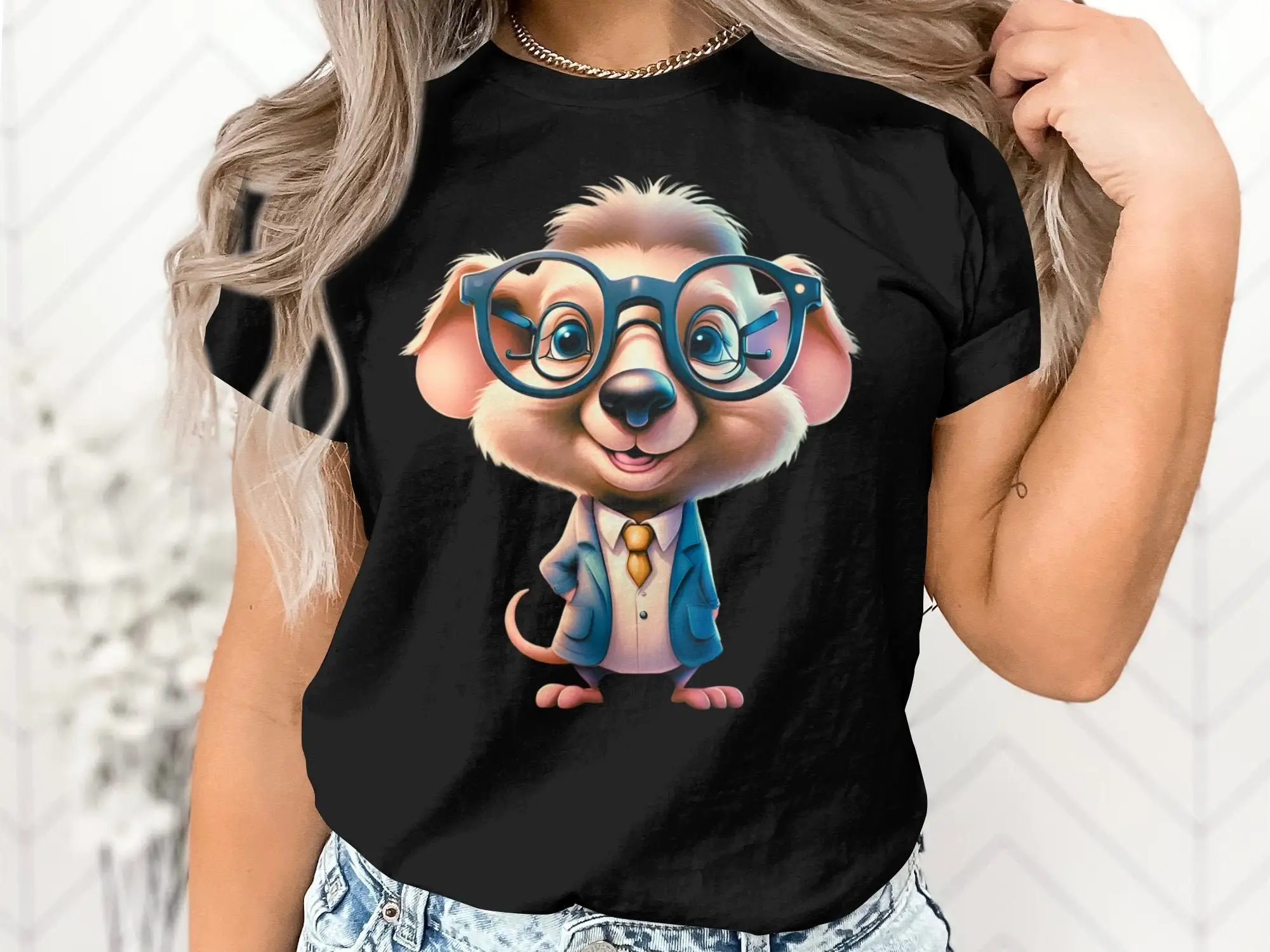 Funny Optician Mole Eye Doctor Optometrist T Shirt Birthday Holiday Present Kids