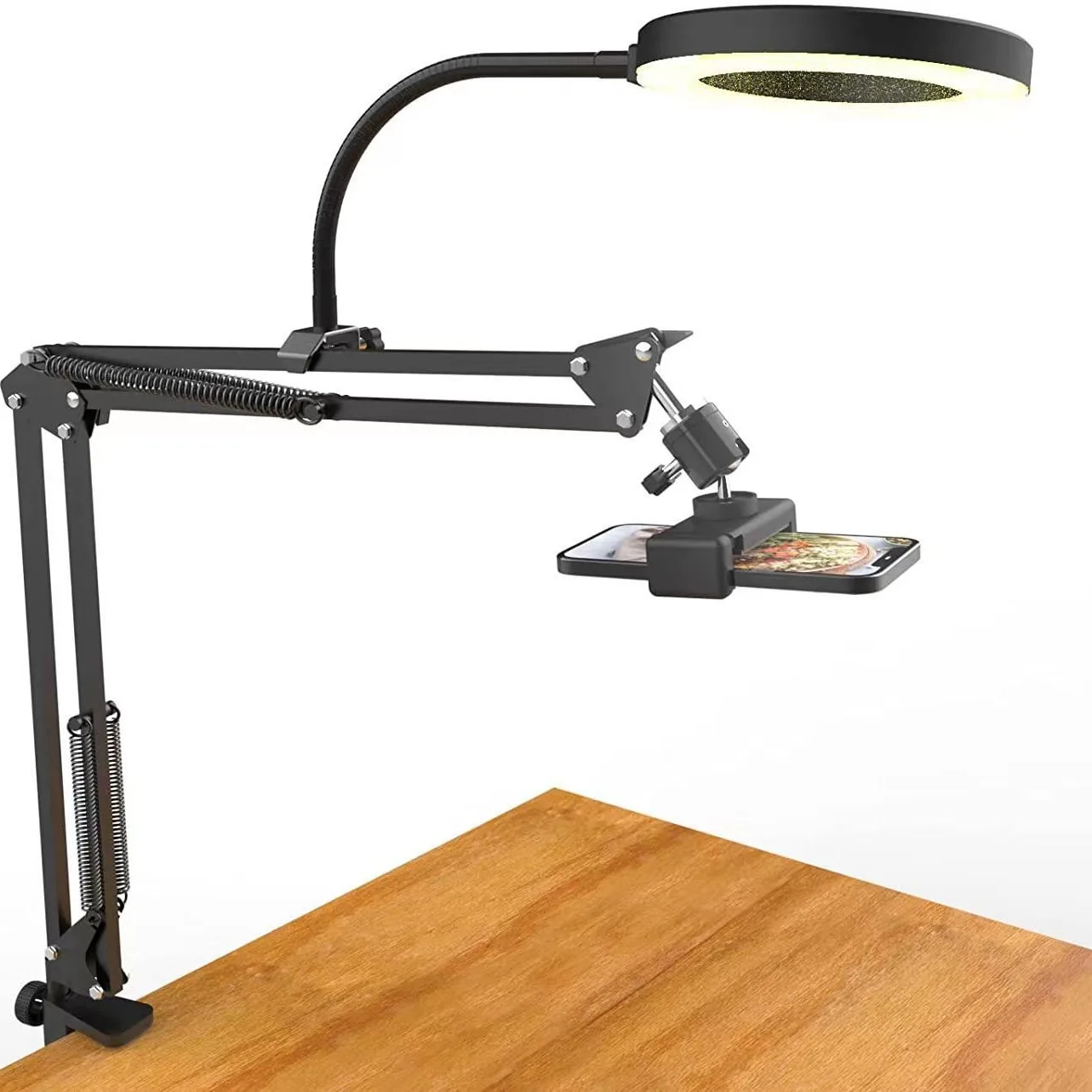 

Настольная подставка для телефона с функцией живой съемки