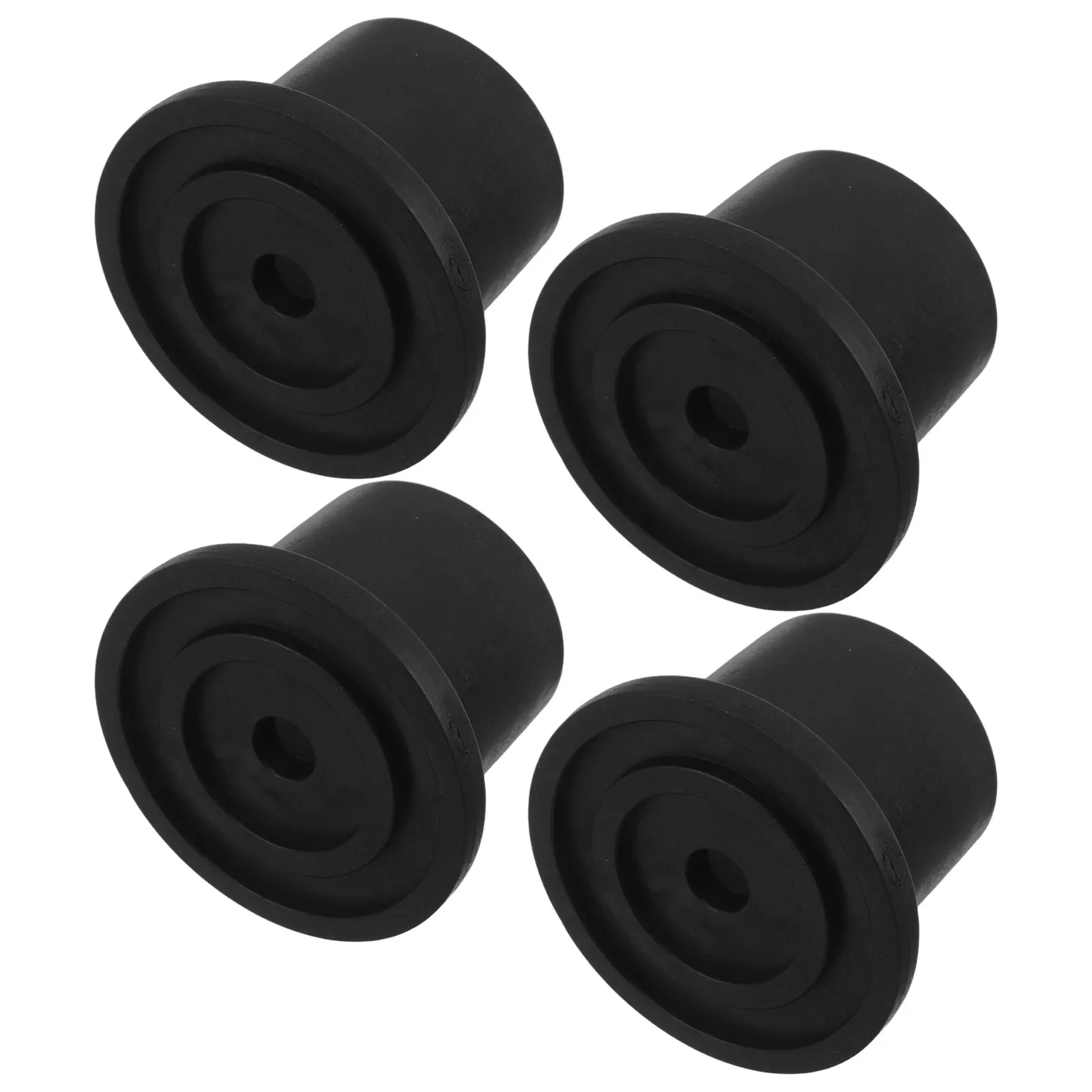 4Pcs Drum Pad Covers for Electronic Drums Rubber Anti-Slip Sleeves Noise Reduction High Elasticity Vibration Absorbing Drum