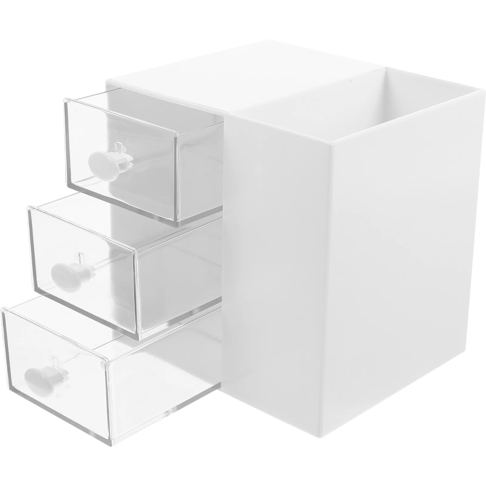 

Storage Box ABS Home Use Efficient Desk ganizer Makeup Container Jewelry Stationery Holder Storage Solution