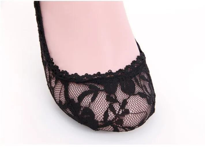 Sexy Lace Stretch Short Socks Cute Rose Boat Socks Girls Invisible Socks Wholesale Women Socks