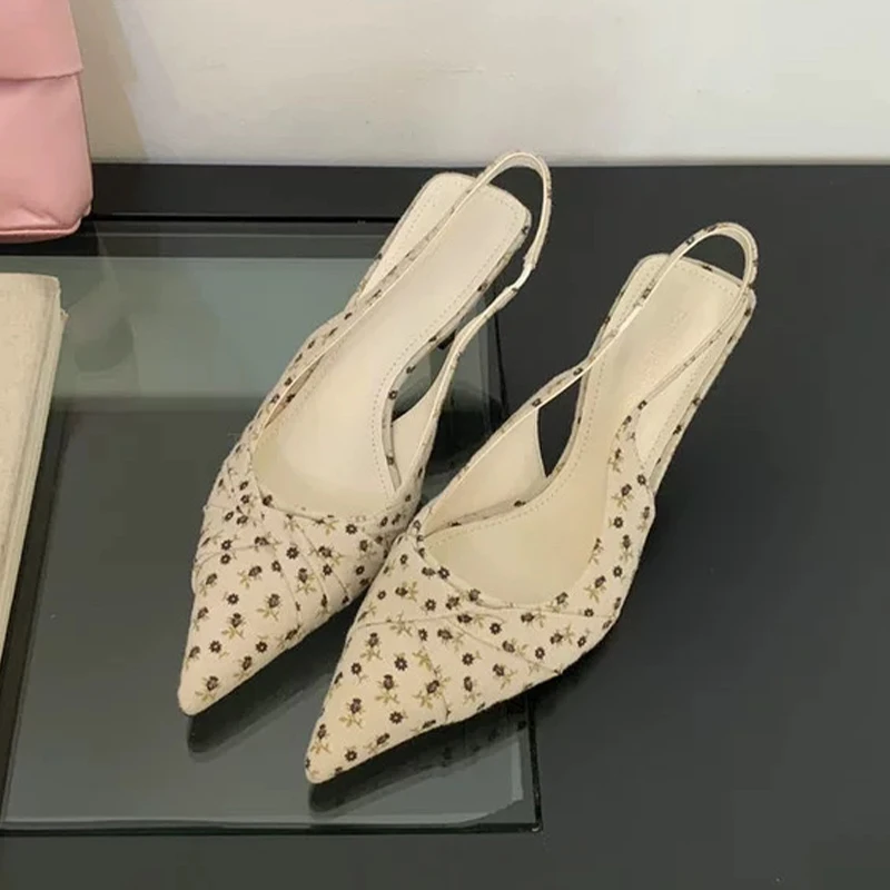 

Trend Women's Sandals 2026 New High Heels Shoes Elegant Woman Slippers Summer Walking Dress Shoes Casual Flip Flops Muje Slides