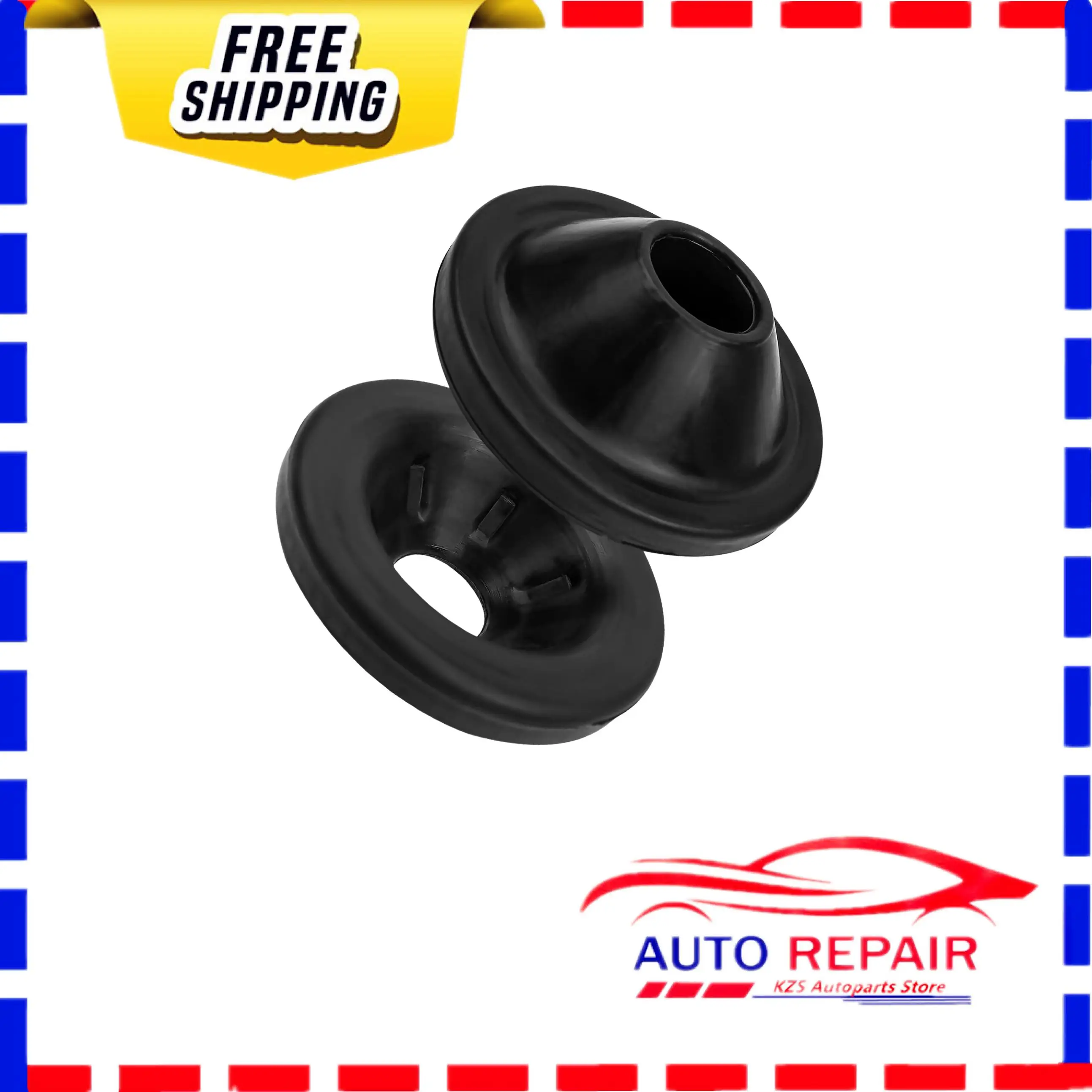 

2 Pcs 52059999AC Rear Upper Coil Spring Isolators for Jeep Wrangler JK JKU 2007-2018