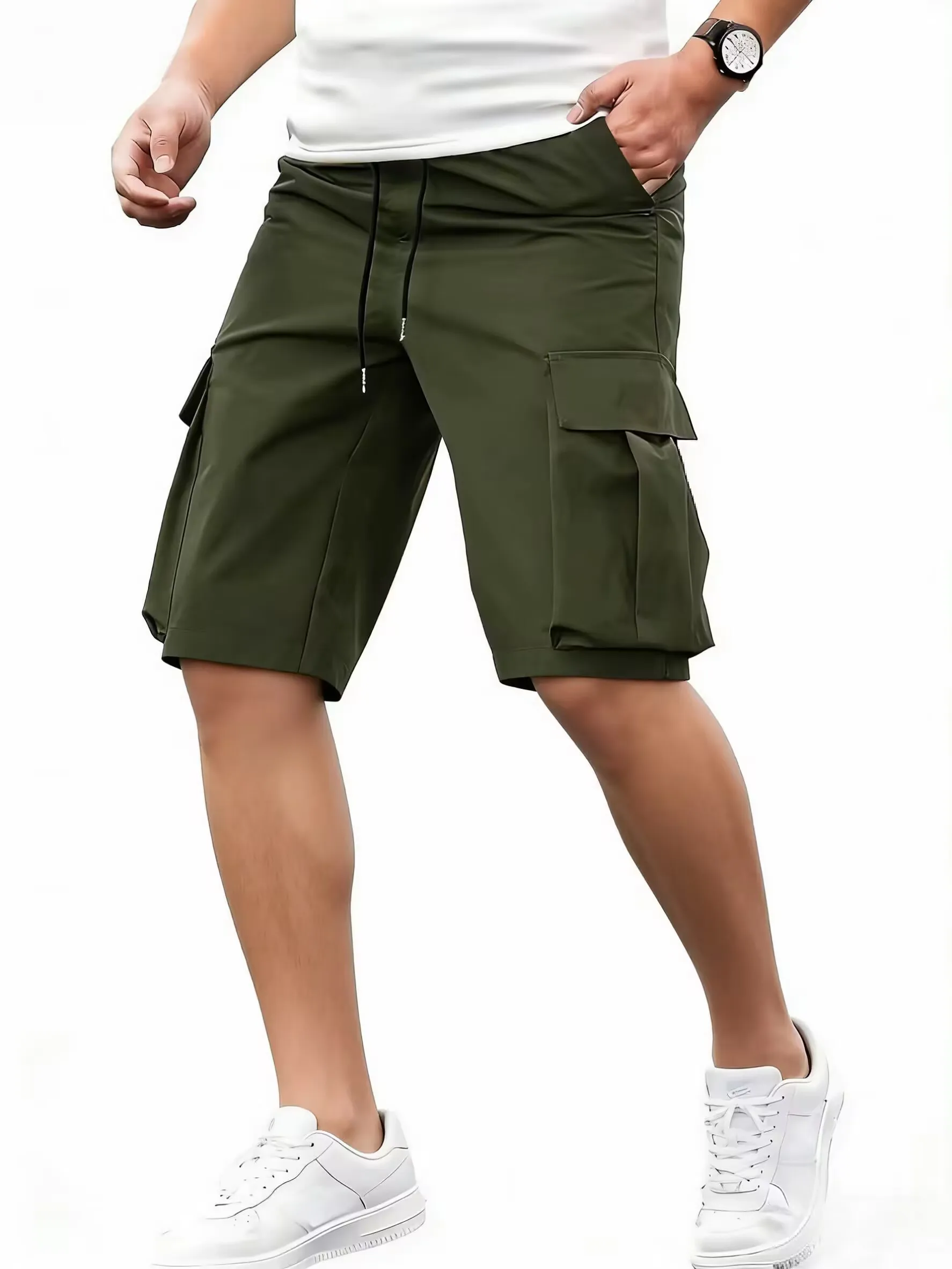 

Men's2026 Summer New Arrival Straight Youth Trendy Workwear Five-Pocket Casual Sporty Fashion Trendy Straight Shorts