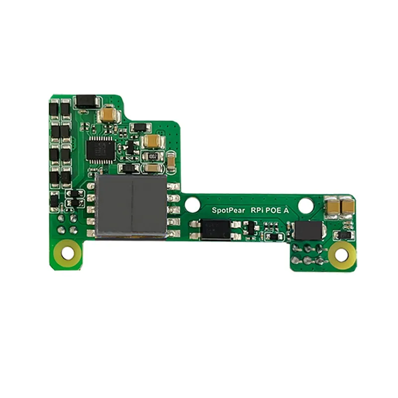 Raspberry Pi POE Ethernet power supply module expansion board can be connected to a fan, supports 802.3af, and supports 3B+/4B