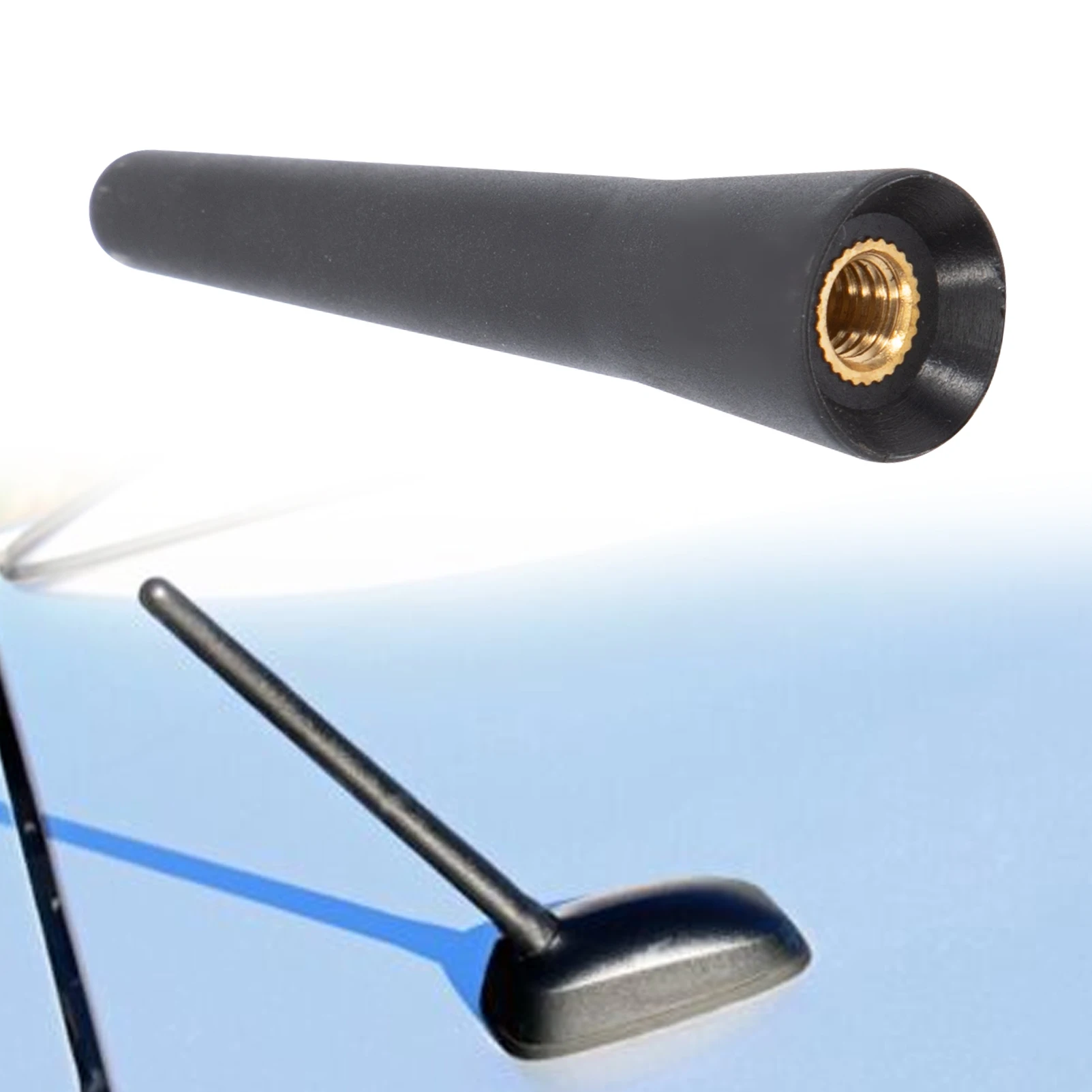 3/5/6,5/9cm Universelle Kurze Dachantenne mit Schrauben für Radio DAB Digital TV Auto-Navigation Starke Radio-Dachhalterung FM AM DAB – Detail 14