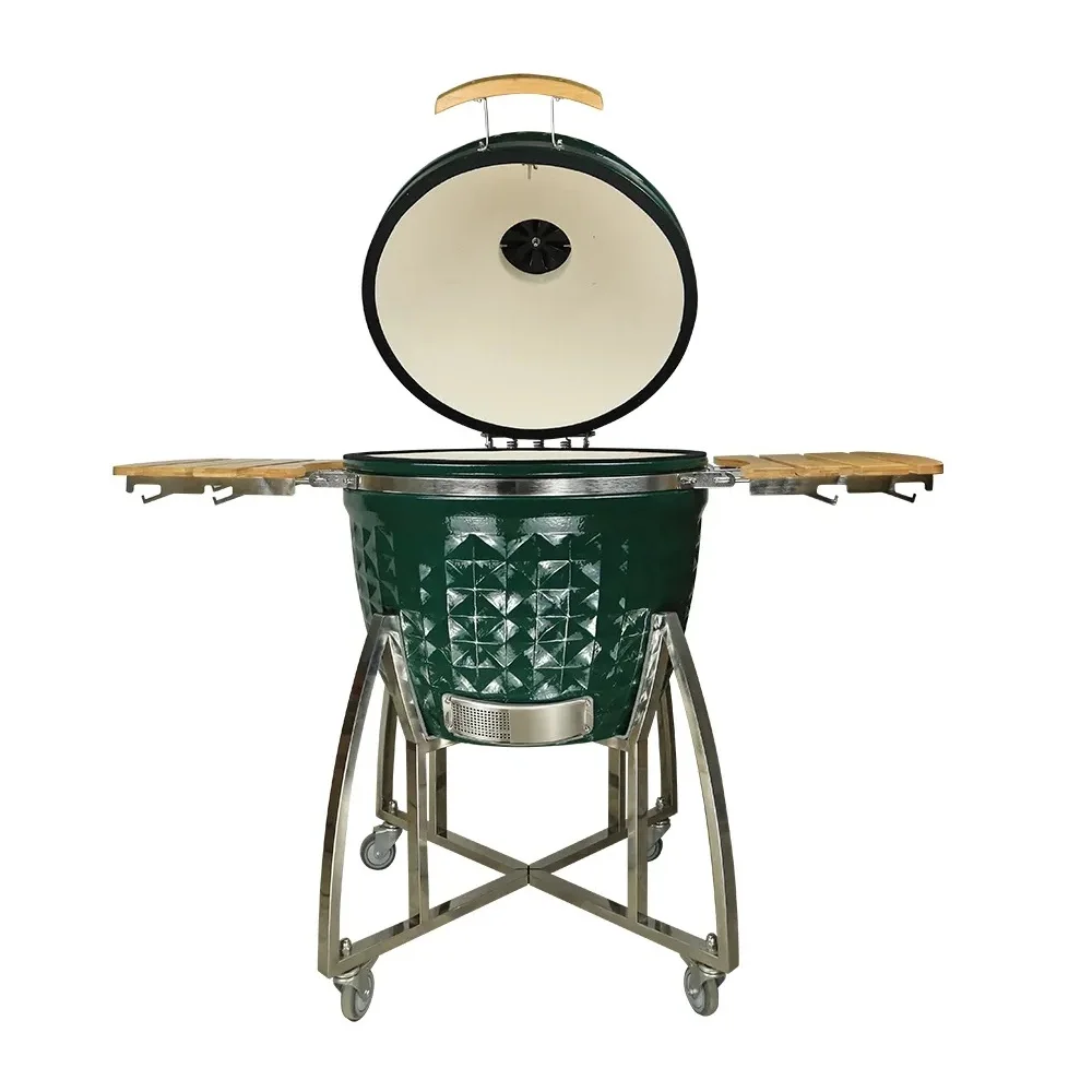 

Производитель Auplex, большой размер 26, 29 дюймов, зеленый барбекю, курильщик, керамический уличный угольный барбекю, камадо, гриль