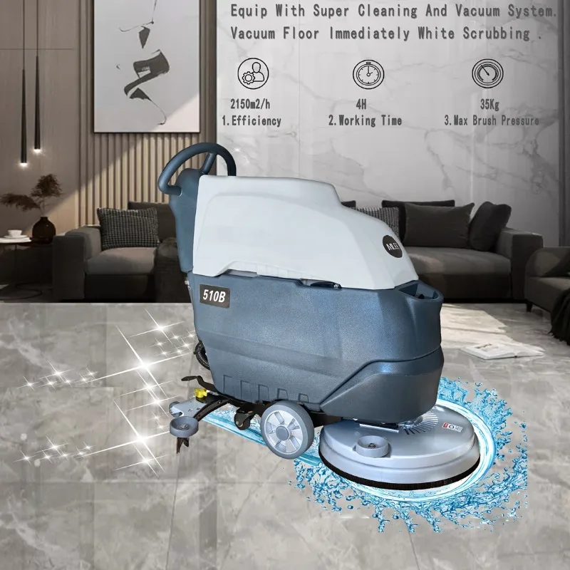 Машина для чистки полов Airo MLEE-510B Timber Terrazzo, промышленная машина для мытья керамической плитки, поломоечная машина.