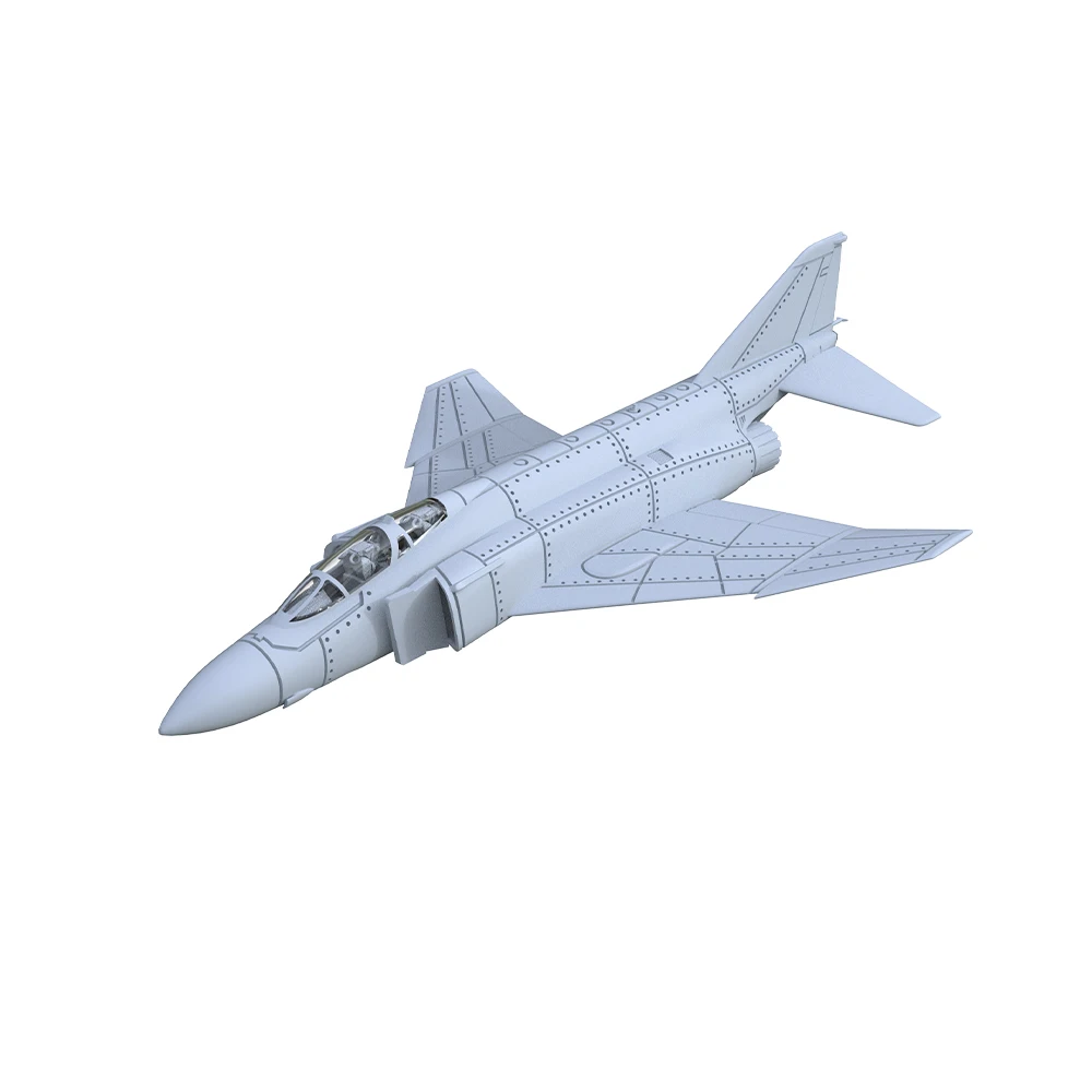 مجموعات نموذج طائرة غير مصبوغ 1/700 أطقم منمذجة عسكرية الولايات المتحدة ماكدونيل دوغلاس F-4 فانتوم #2