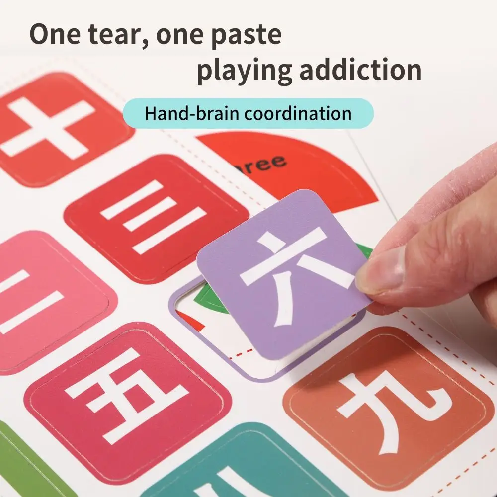 Interactive Busy Book for Kids Early Learning Stickers Toddler Quiet Book Matching Game Education Toy Montessori Baby Busy Book